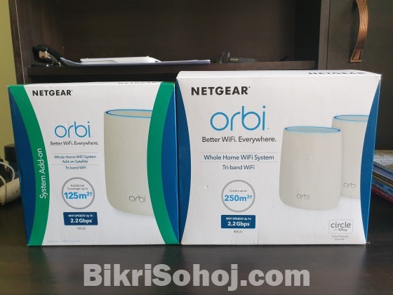 Netgear Orbi 3 in 1_2 years warranty included
